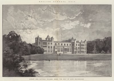 Audley End, Saffron Walden, Essex, the Seat of Lord Braybrooke by Charles Auguste Loye